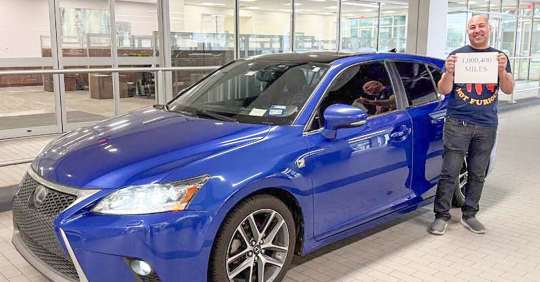 混合动力耐用吗？美国一名 Lexus CT200h 车主达成1,000,000英里纪录！