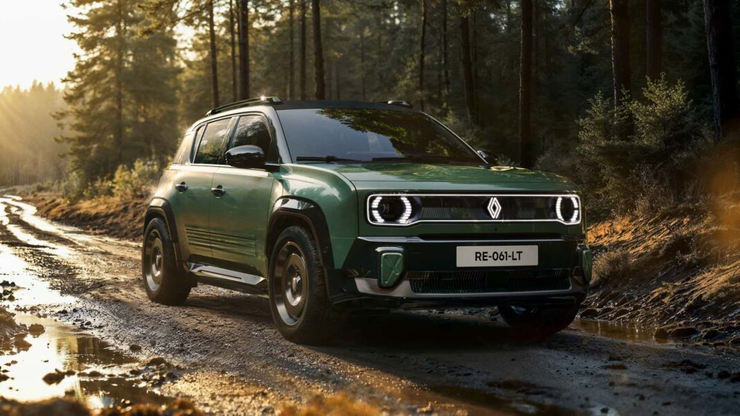 Der Renault 4 wird mit robuster AWD -Konzept noch cooler
