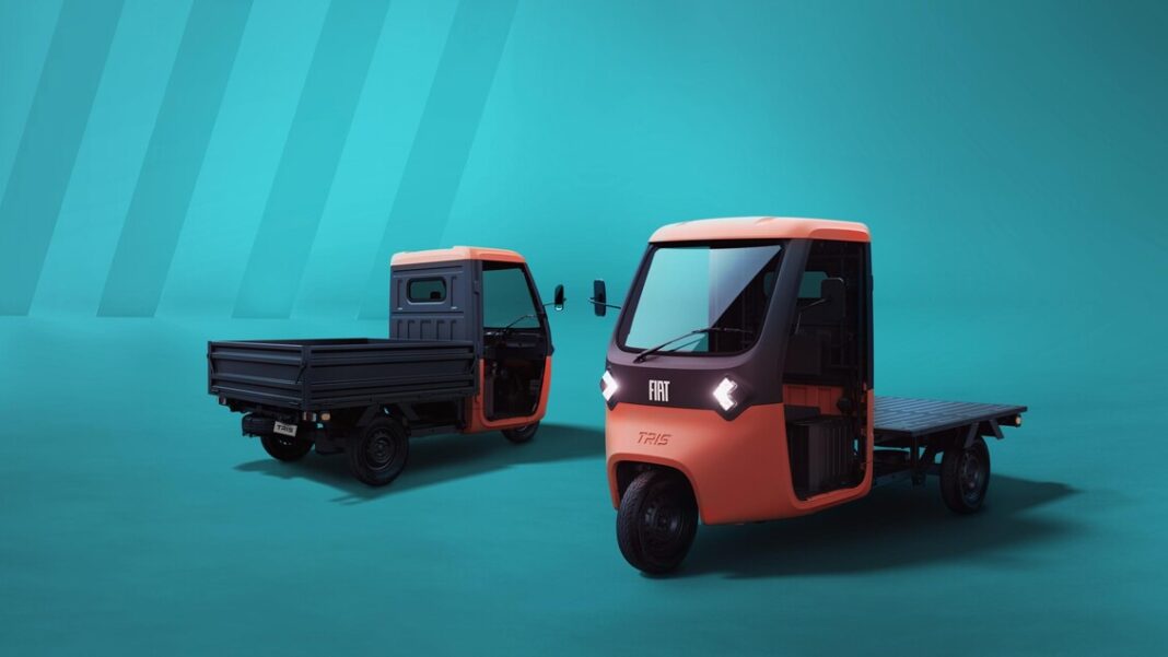Fiat Professional, Tris primo veicolo elettrico a tre ruote