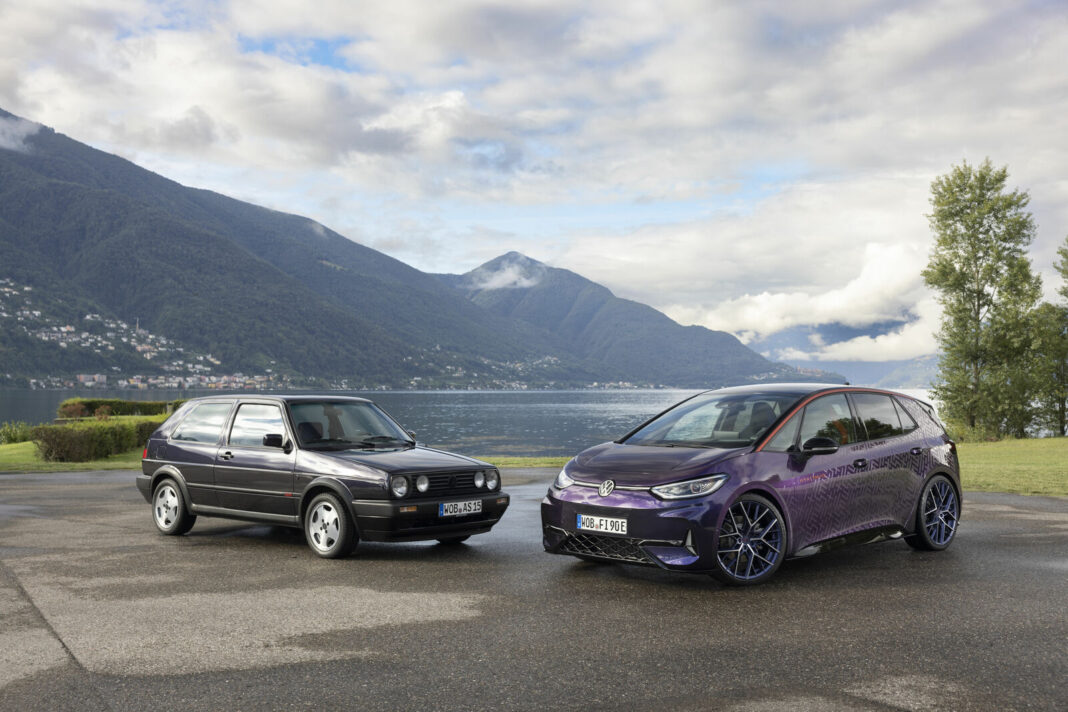 Volkswagen ID.3 GTX FIRE+ICE und Golf II Sondermodell Fire and Ice