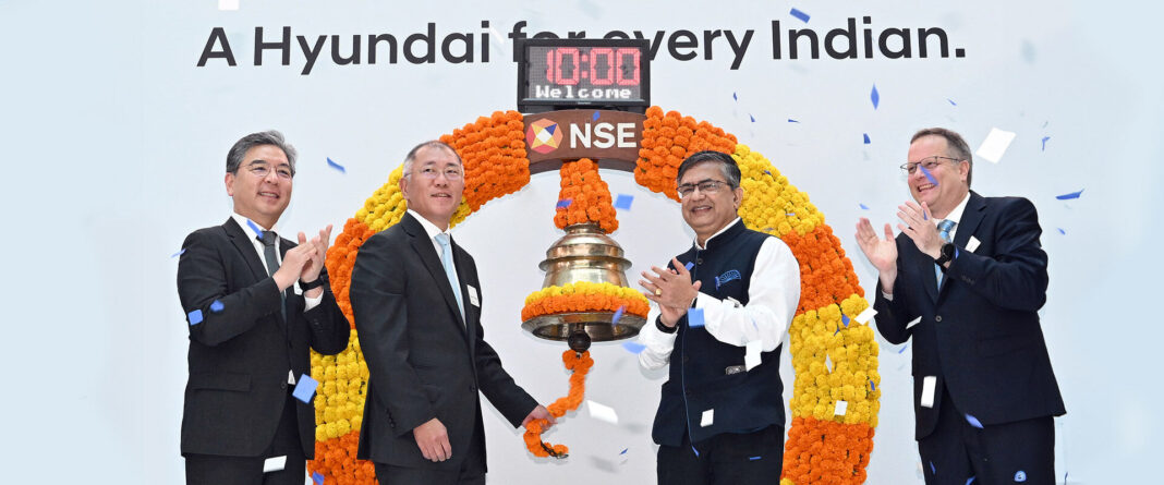 Hyundai Motor India fait l'histoire avec la plus grande introduction en bourse de l'Inde et prévoit d'étendre les investissements et de localiser le réseau d'approvisionnement EV
