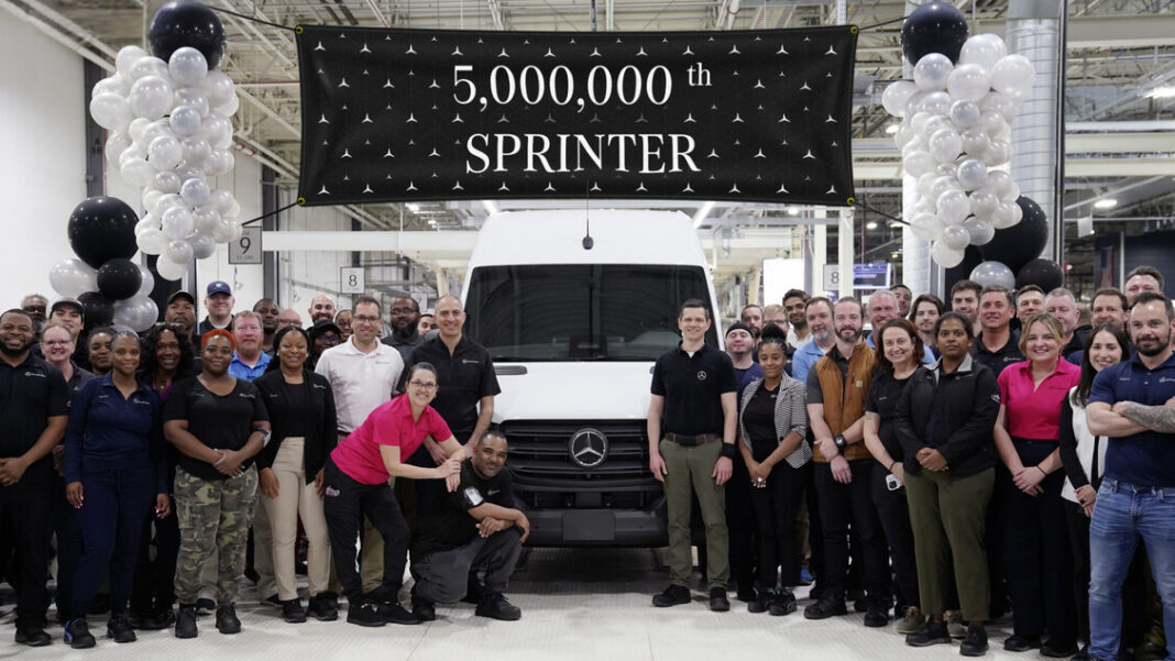 Mercedes-Benz Van, prodotti 5 milioni di Sprinter