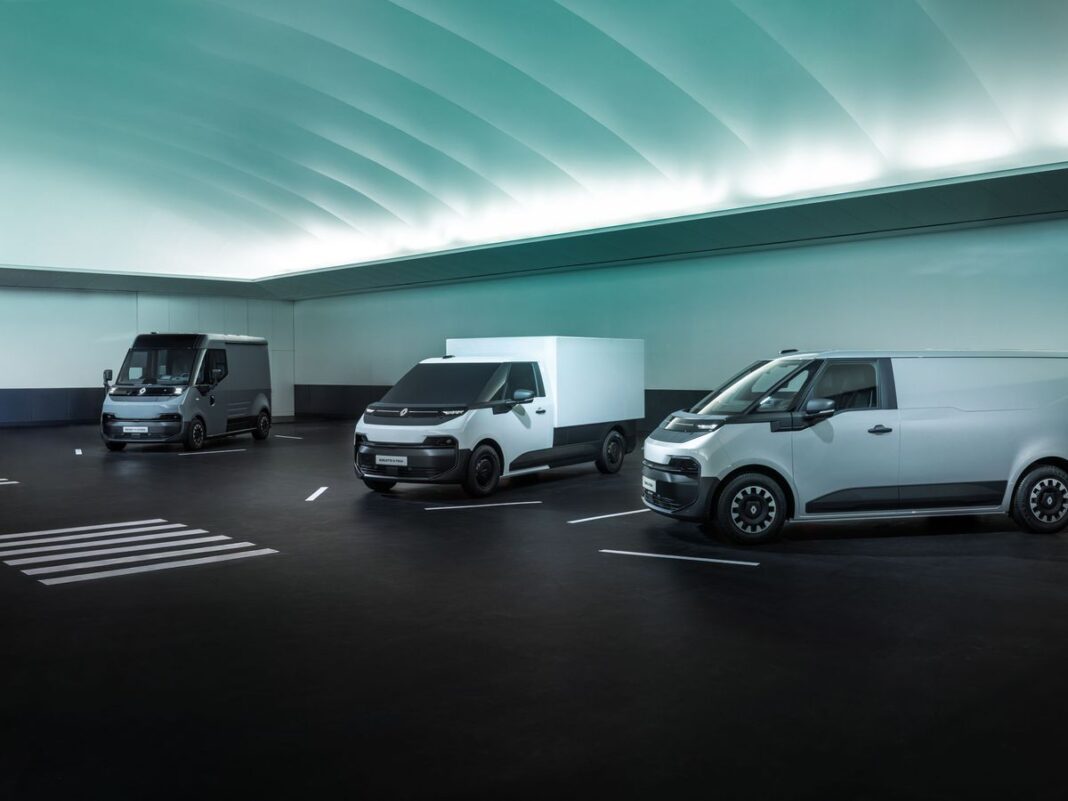 Renault’s trio of new electric vans will come with 800-volt technology