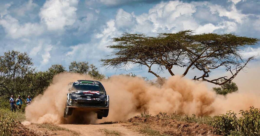 Safari Ralli Kenya: Toyota Gazoo Racing için Afrika Epic Marks Milestone Ralli

