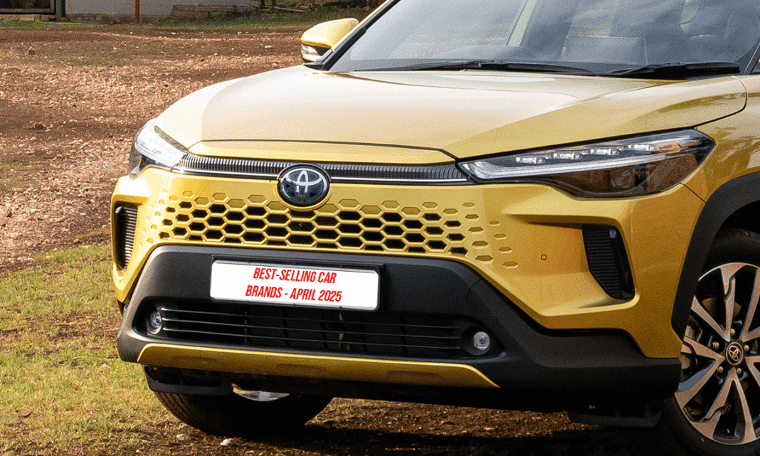 Top 10 Best-Selling Car Brands – April 2025