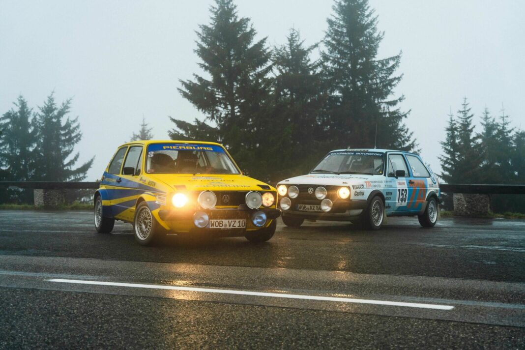 Volkswagen und Autostadt beim Edelweiß-Bergpreis: Historische Golf und Scirocco im Rampenlicht