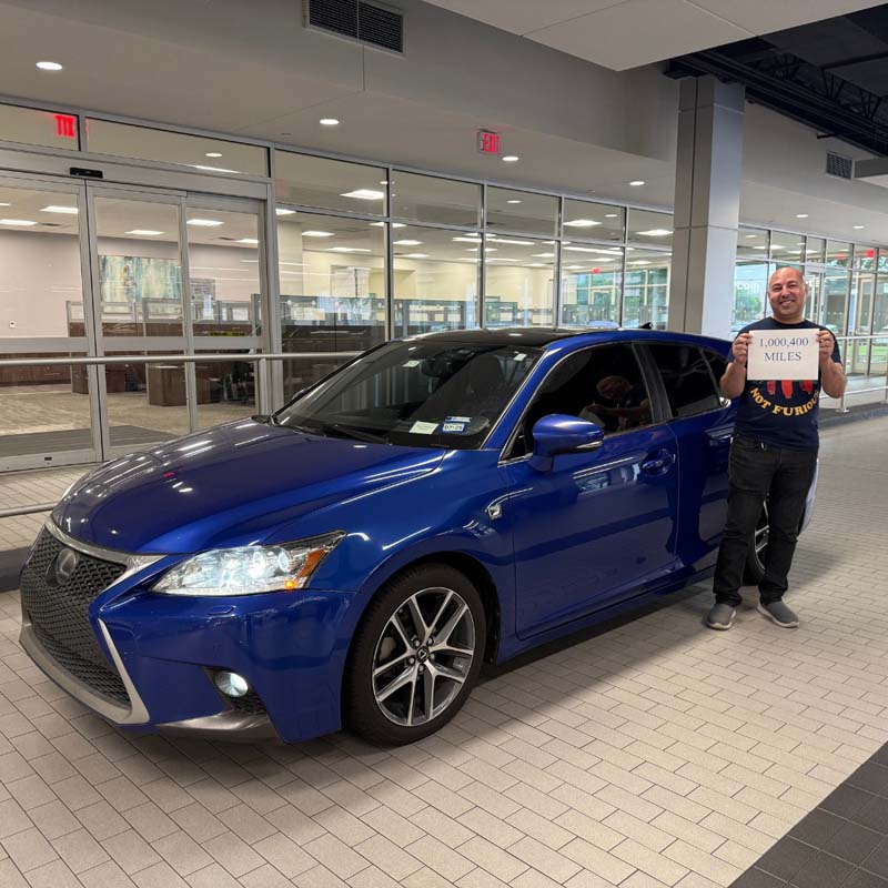 混合动力耐用吗？美国一名 Lexus CT200h 车主达成1,000,000英里纪录！